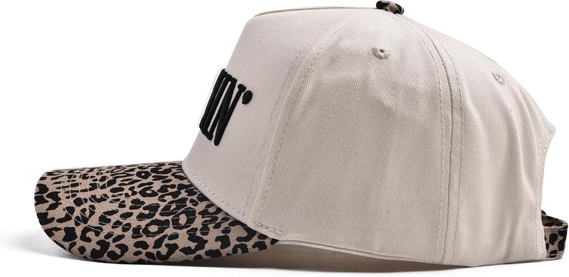 Abdkw Mommin Trucker Hat | Vintage Two-Tone Women's Baseball Cap,with Mommin Embroidery Ponytail Fit,Outdoor and Daily Use - Image 5